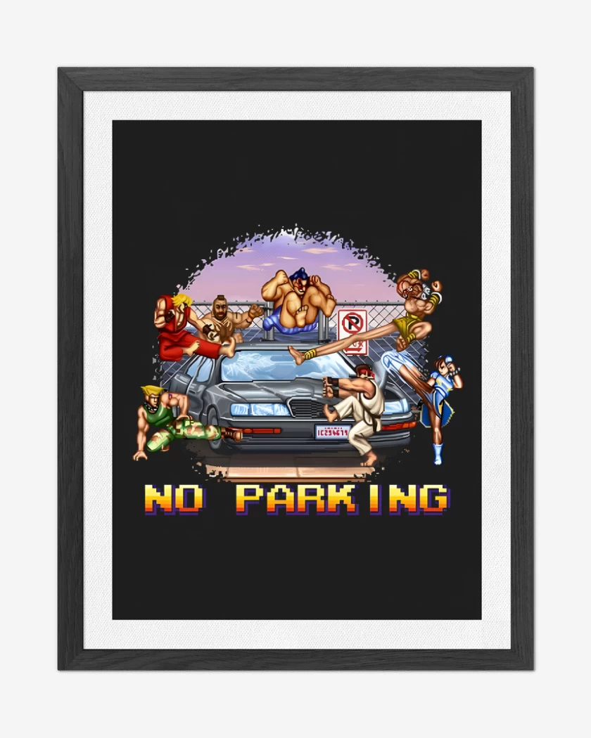 Cuadro decorativo Negro de No parking