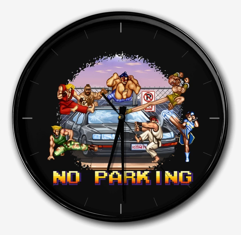 Reloj Negro de No parking