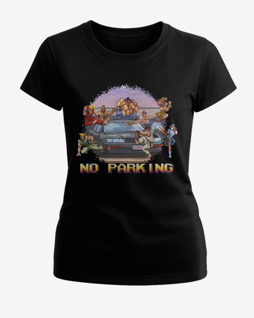 Polera de Mujer Negro de No parking
