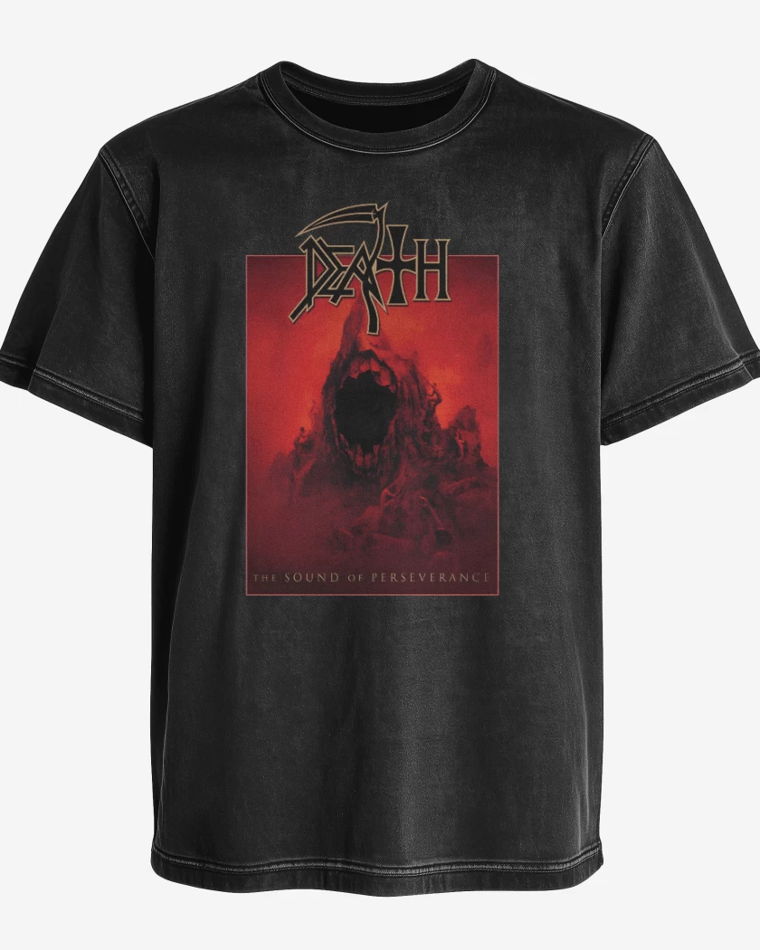 Polera desgastada The sound of perseverance