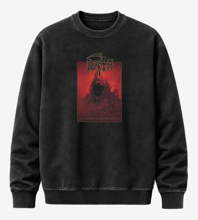 Poleron Polo Acid Wash Negro de The sound of perseverance