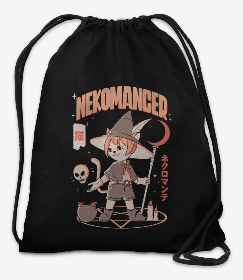 Mochila Negro de Nekomiauncer