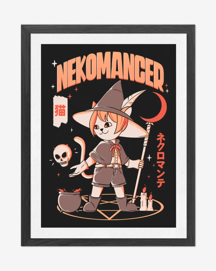 Cuadro decorativo Negro de Nekomiauncer