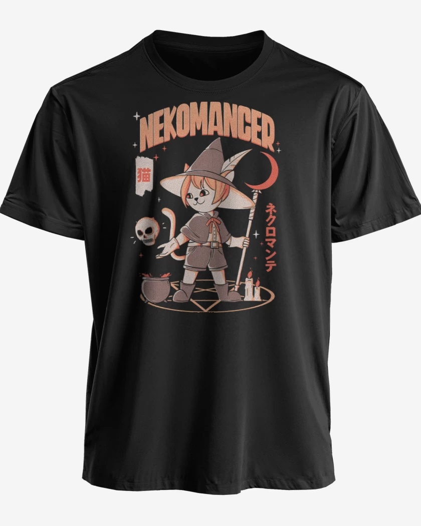 Polera premium Negro de Nekomiauncer