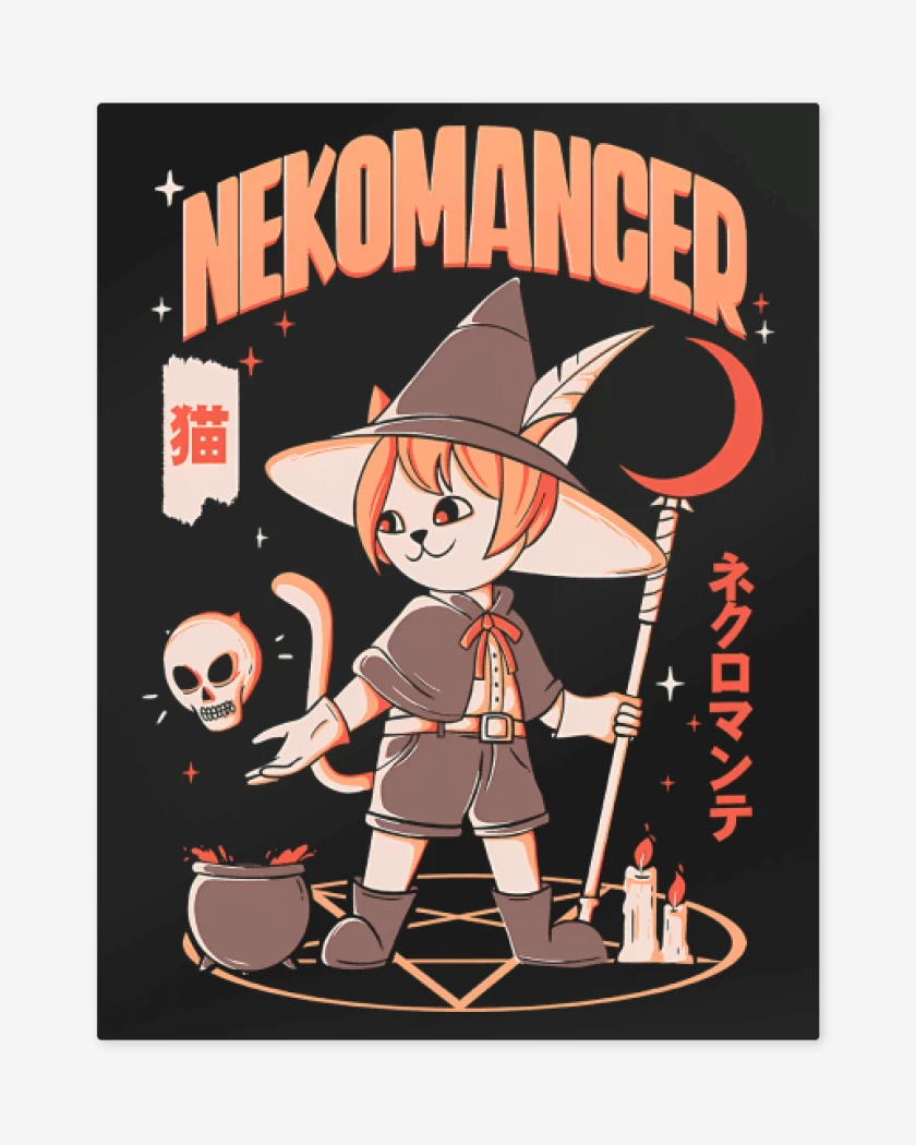 Print metalico Negro de Nekomiauncer