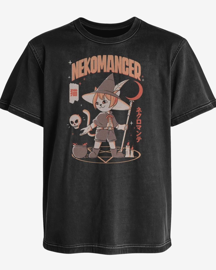 Polera desgastada Nekomiauncer