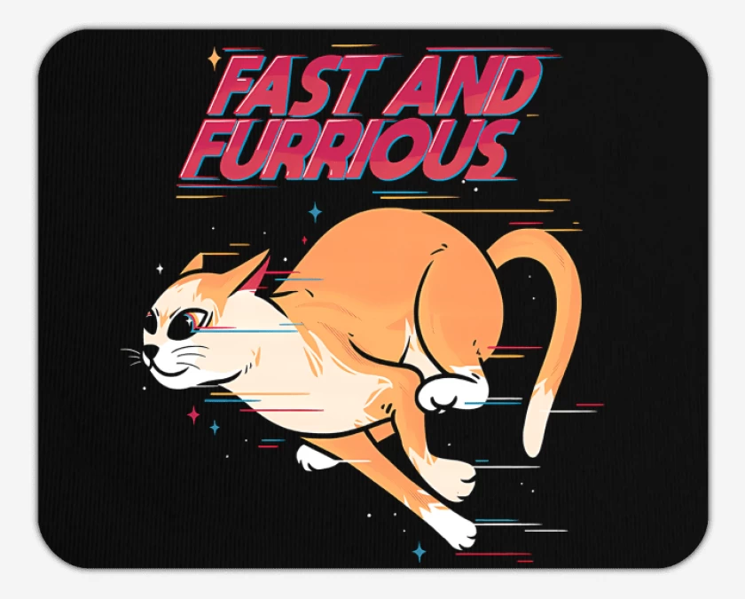 Mousepad Rápido y Furrrioso