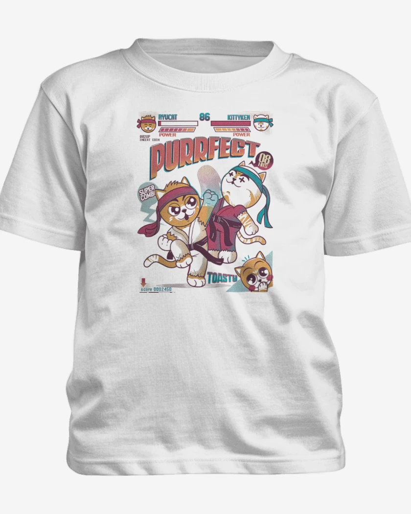 Polera de niño Blanco de Purrfect