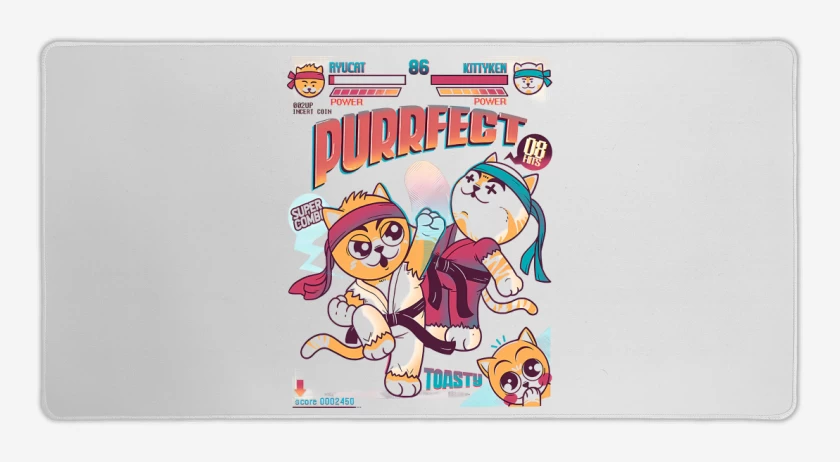 Mouse pad Gamer Purrfect