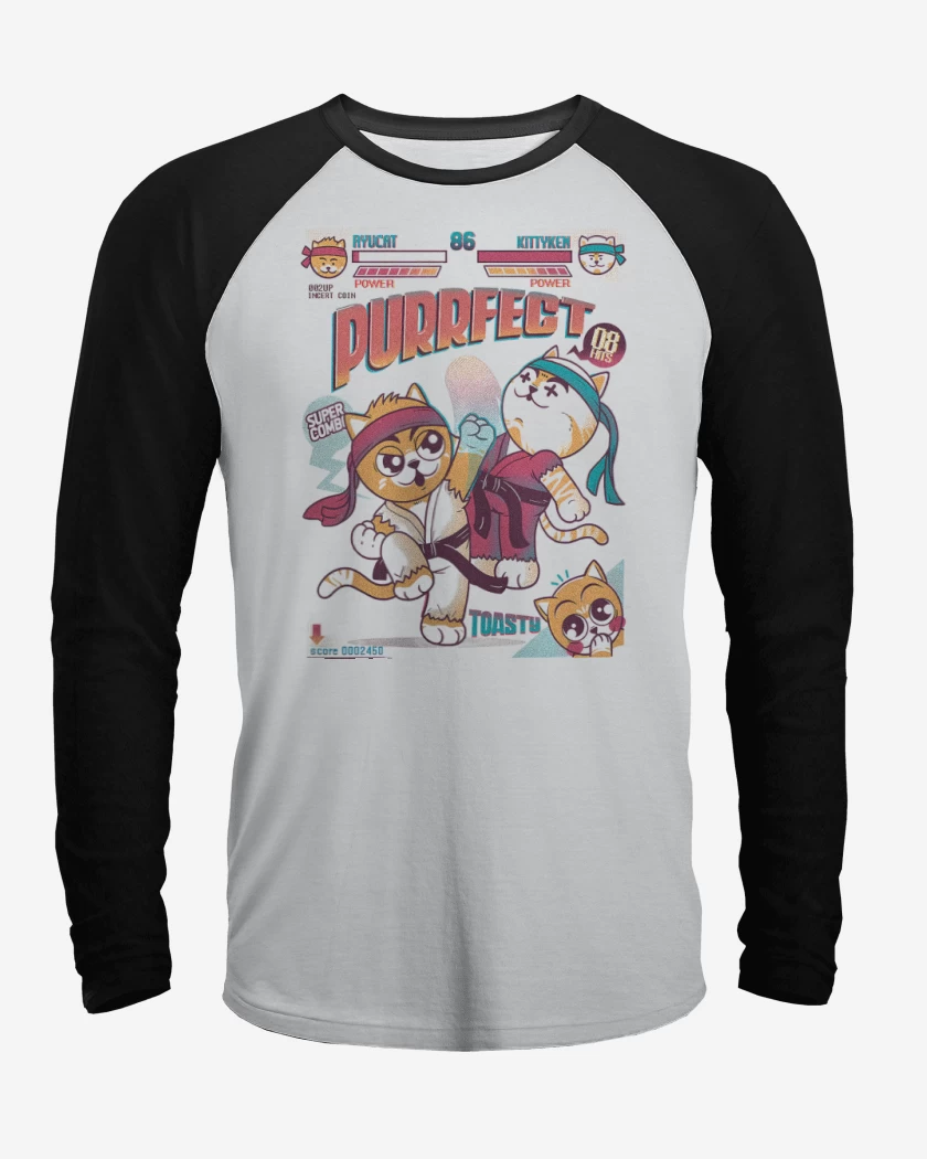 Polera Raglan Purrfect