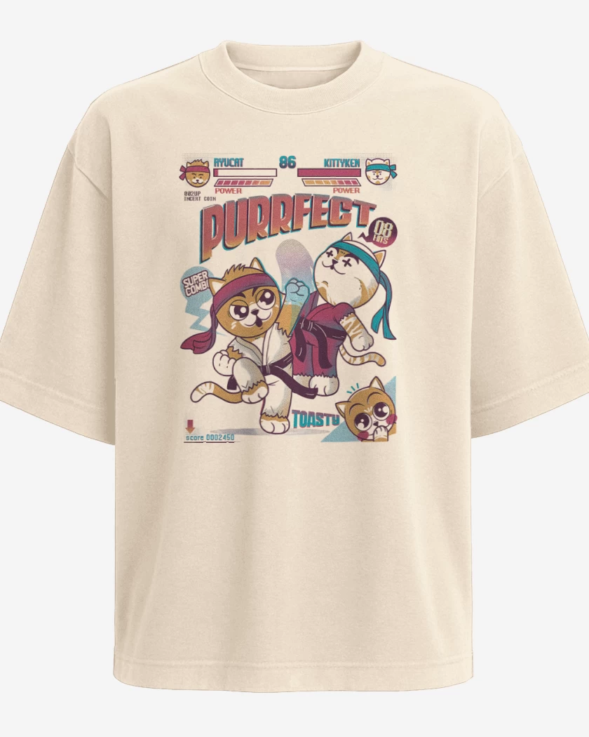 Polera Oversize Purrfect
