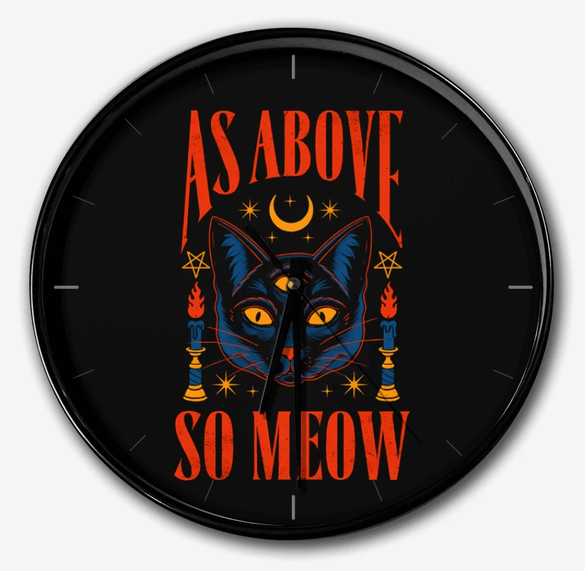 Reloj As Above So Meow