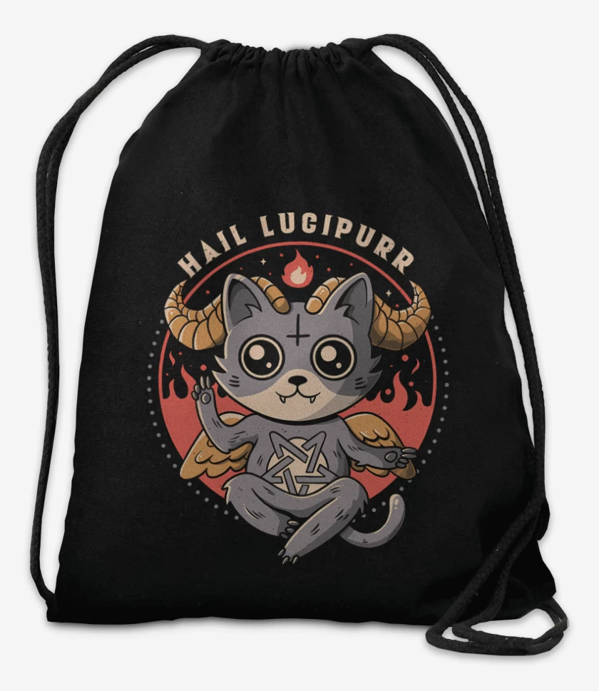 Mochila Negro de Lucipurr