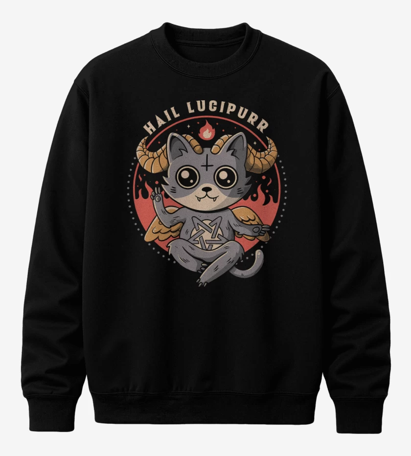 Poleron polo Negro de Lucipurr