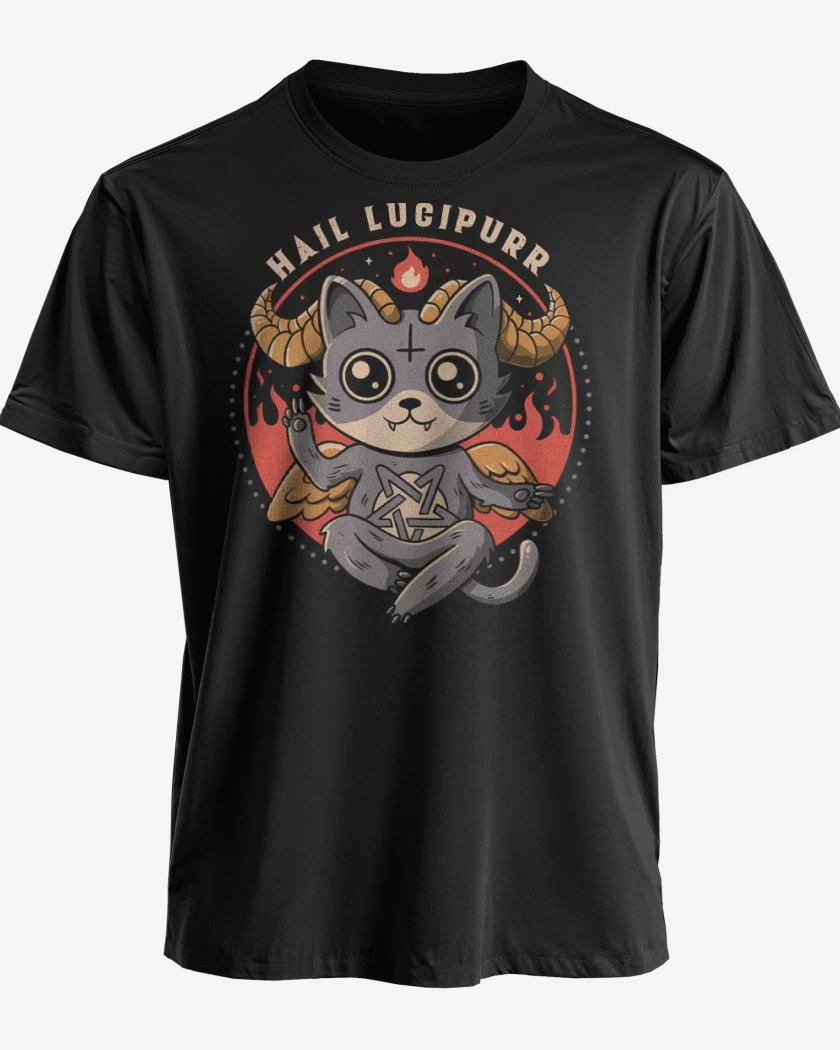 Polera premium Negro de Lucipurr