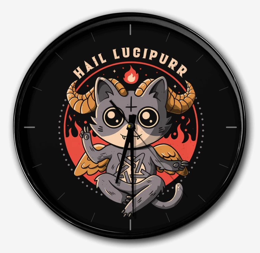 Reloj Negro de Lucipurr