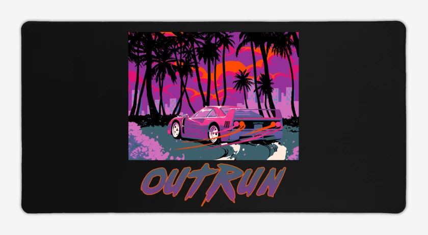 Mouse pad Gamer Outrun