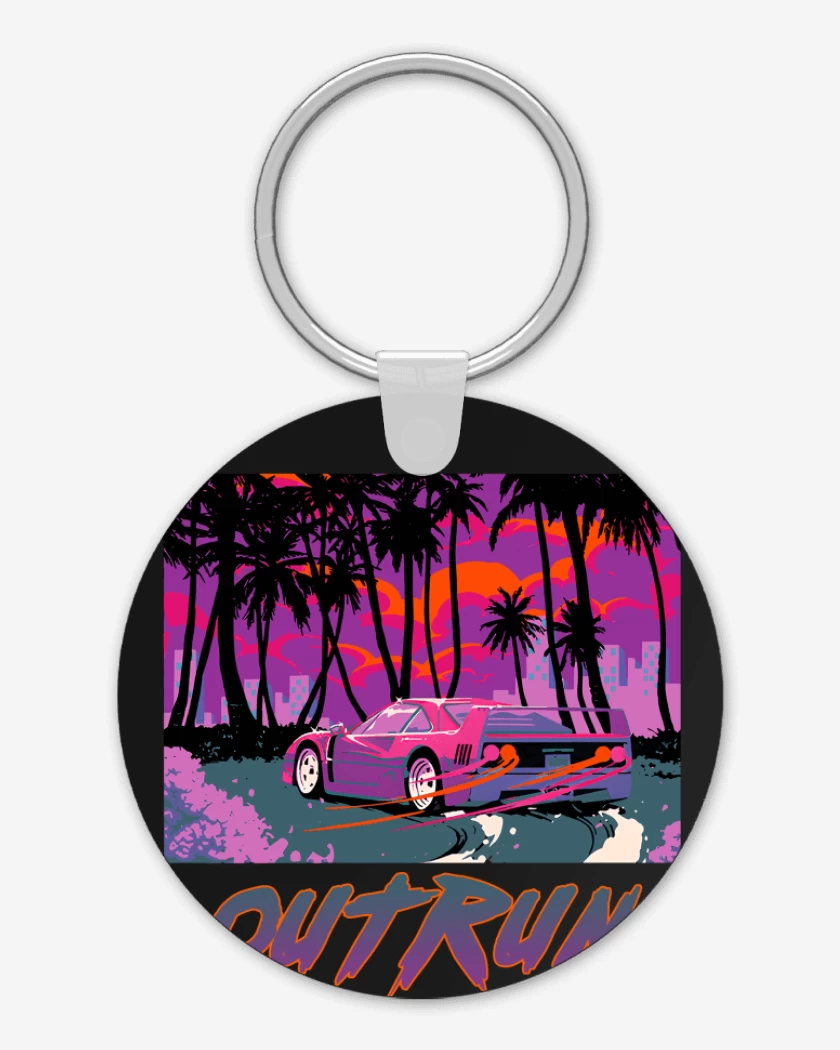 Llavero Outrun