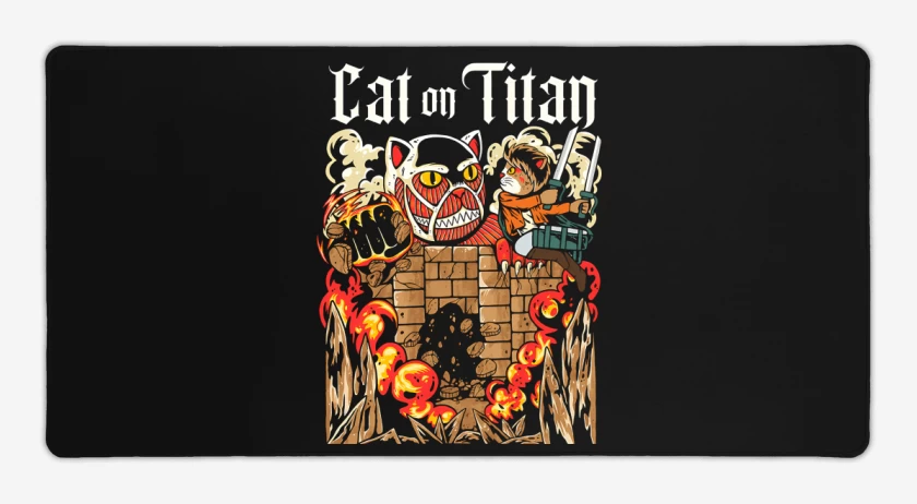 Mouse pad Gamer Cat on Titan