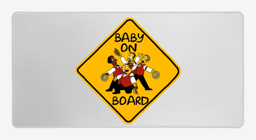 Mouse pad Gamer Baby on board