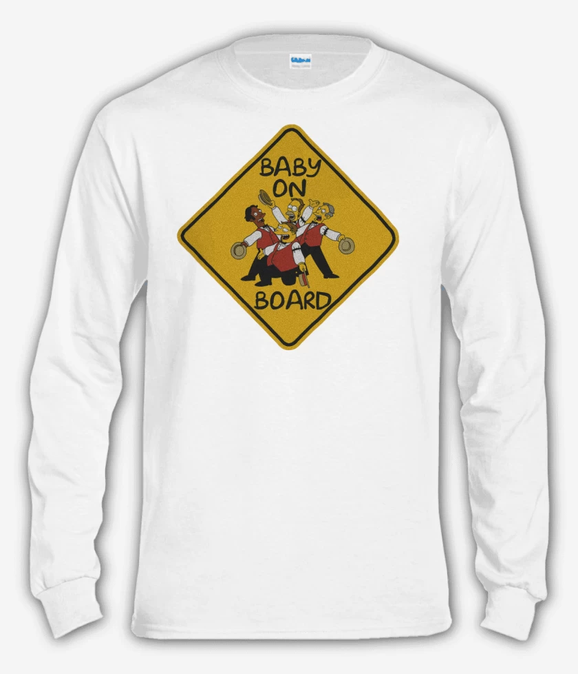 Polera manga larga Baby on board