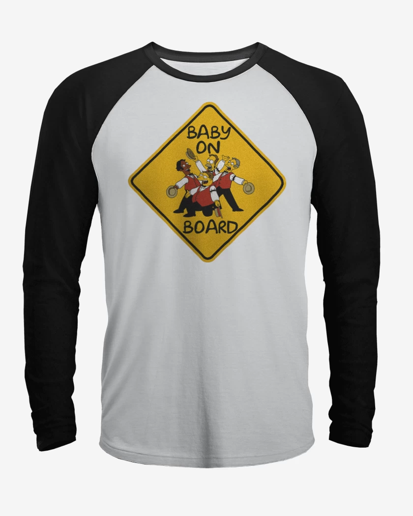 Polera Raglan Baby on board