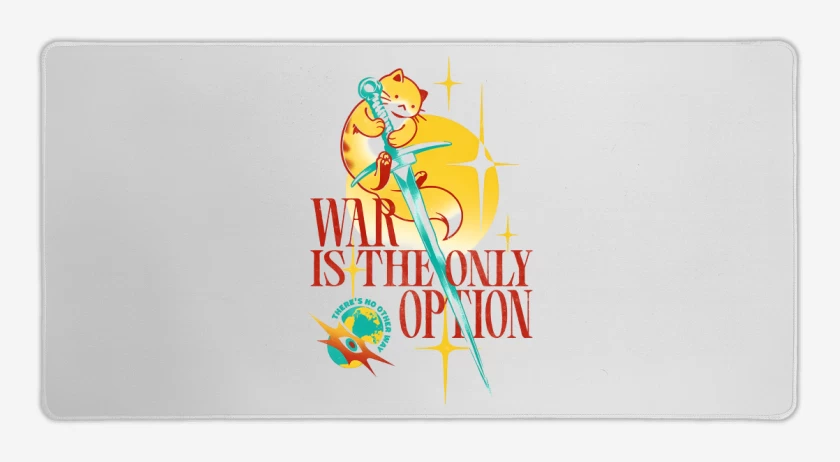 Mouse pad Gamer War is the Only Option