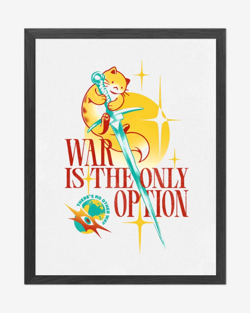 Cuadro decorativo Blanco de War is the Only Option