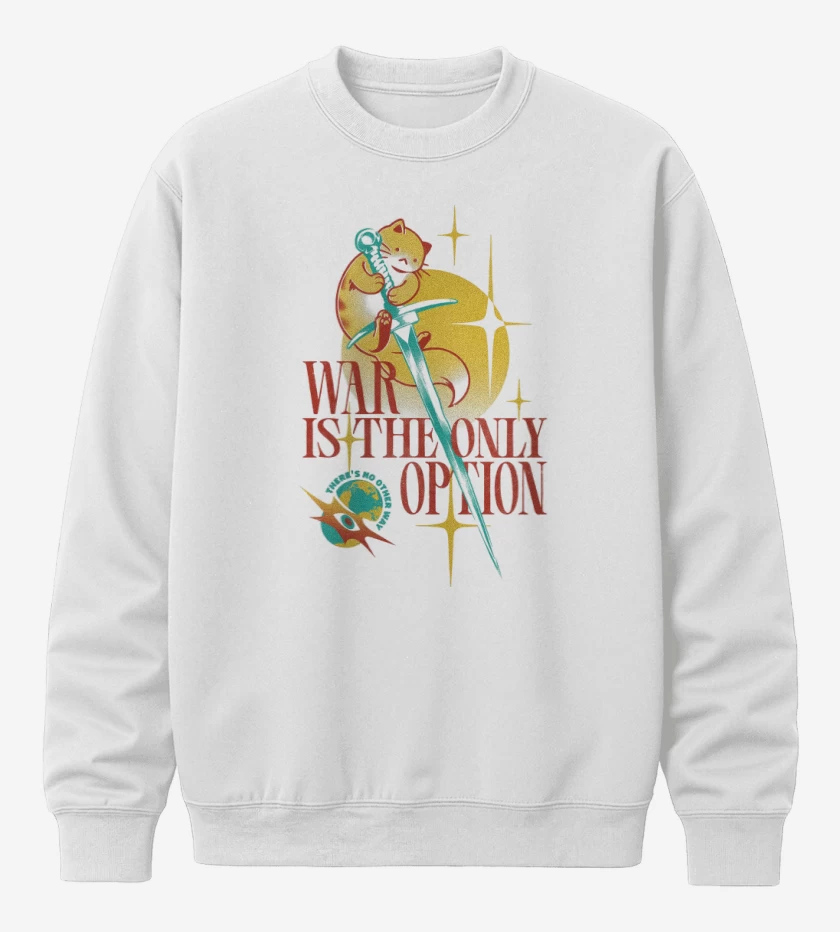 Poleron polo Blanco de War is the Only Option