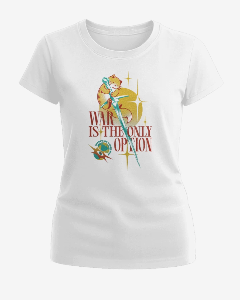 Polera de Mujer Blanco de War is the Only Option
