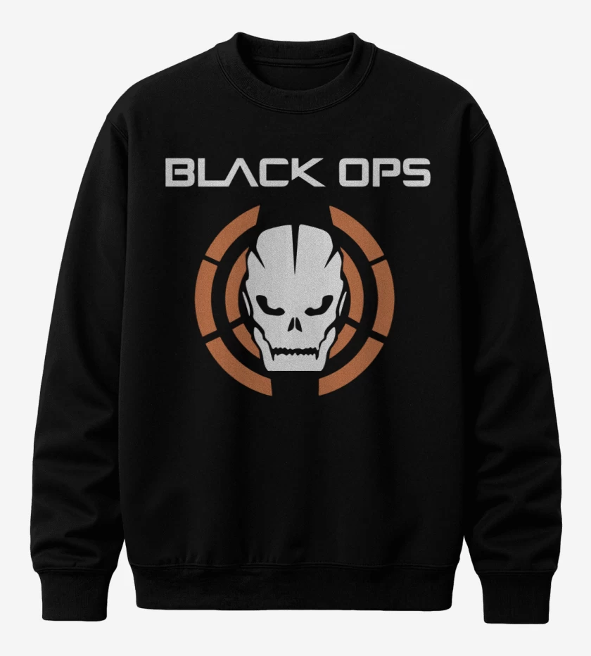 Poleron polo Negro de Black ops