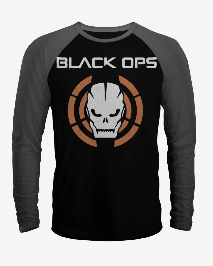 Polera Raglan Black ops