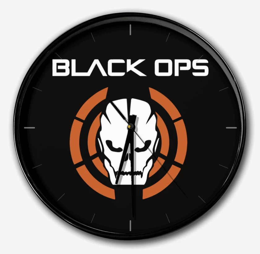 Reloj Negro de Black ops