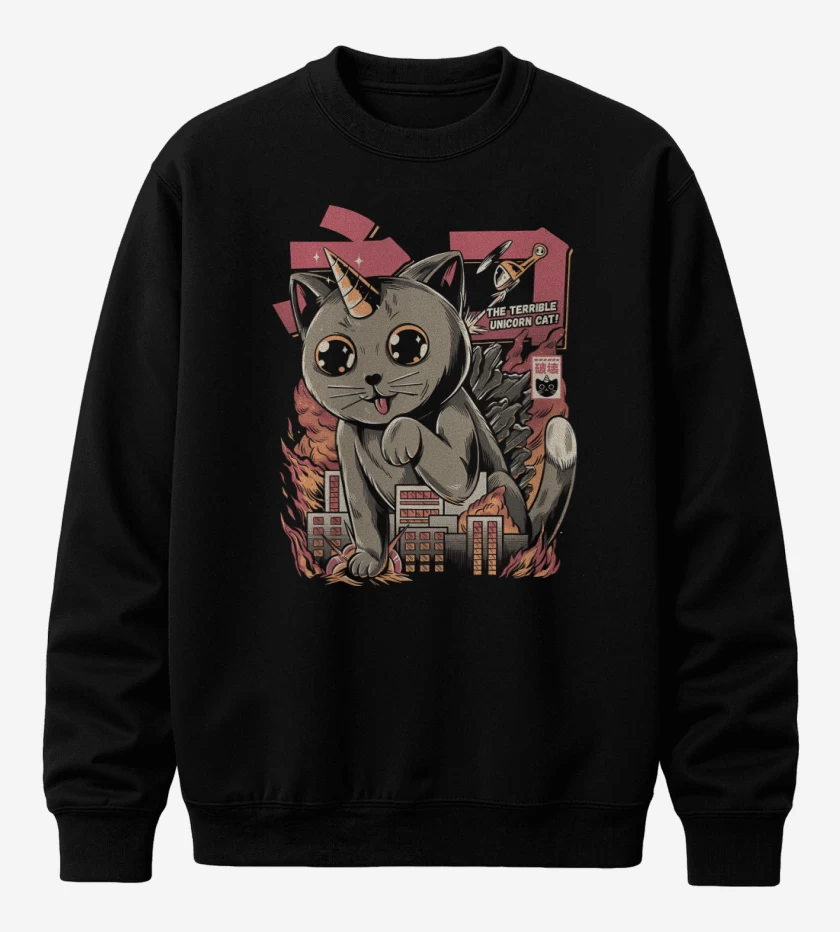 Poleron polo Negro de Catjira