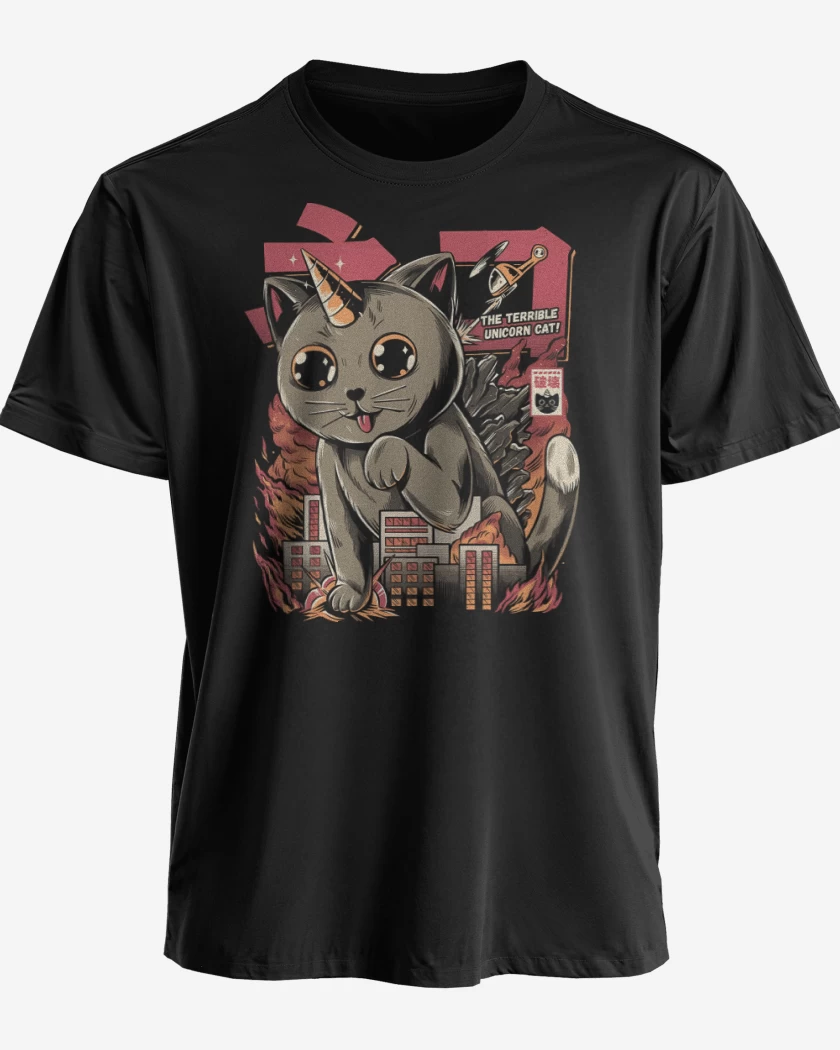Polera premium Negro de Catjira
