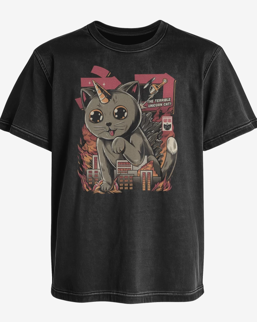 Polera desgastada Catjira