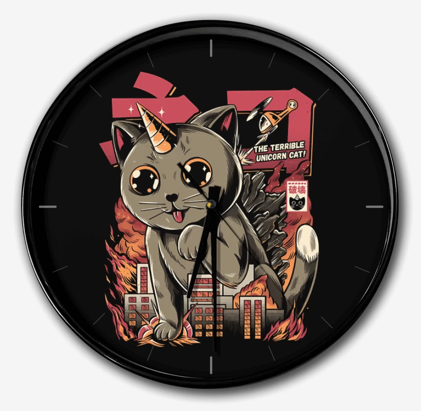 Reloj Negro de Catjira