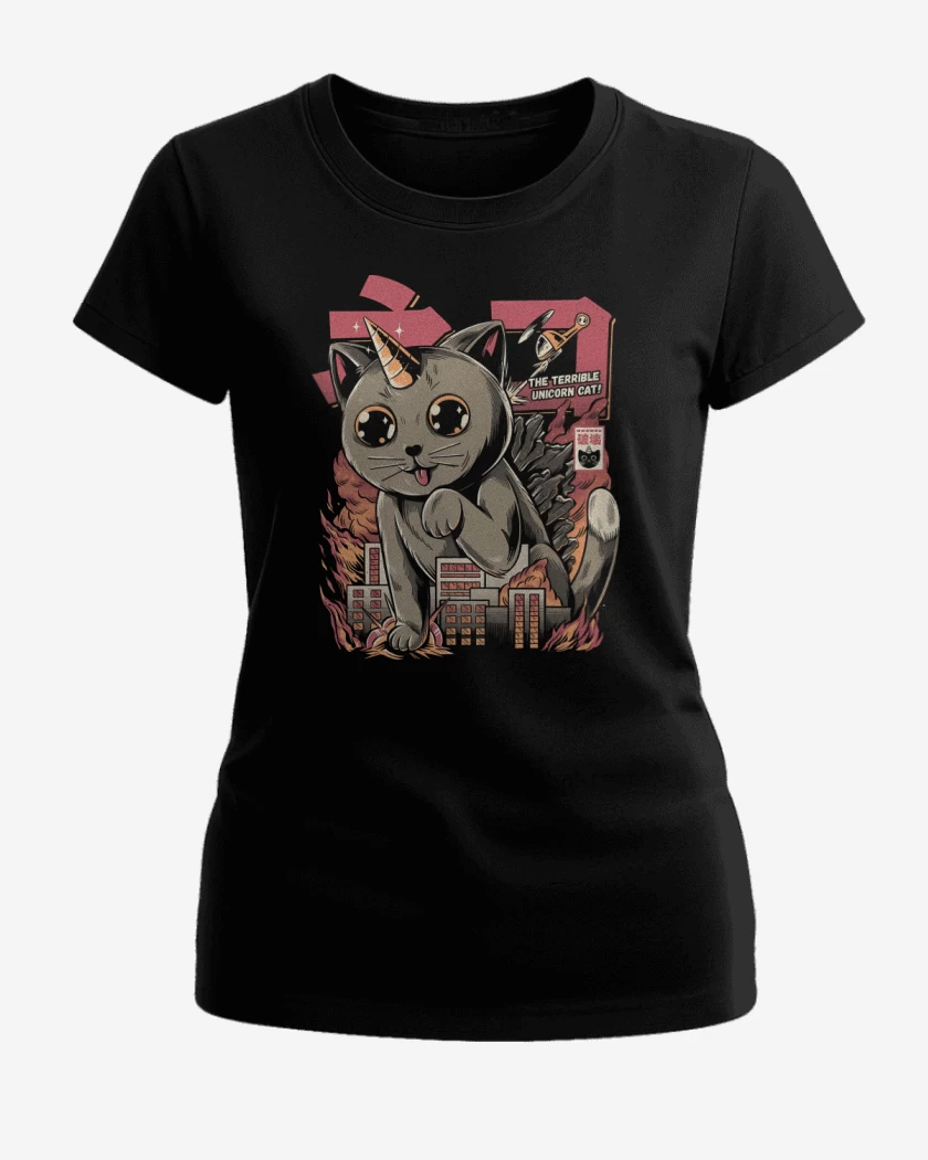 Polera de Mujer Negro de Catjira
