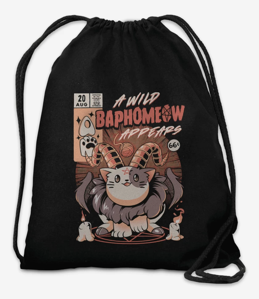 Mochila Negro de Baphomeow
