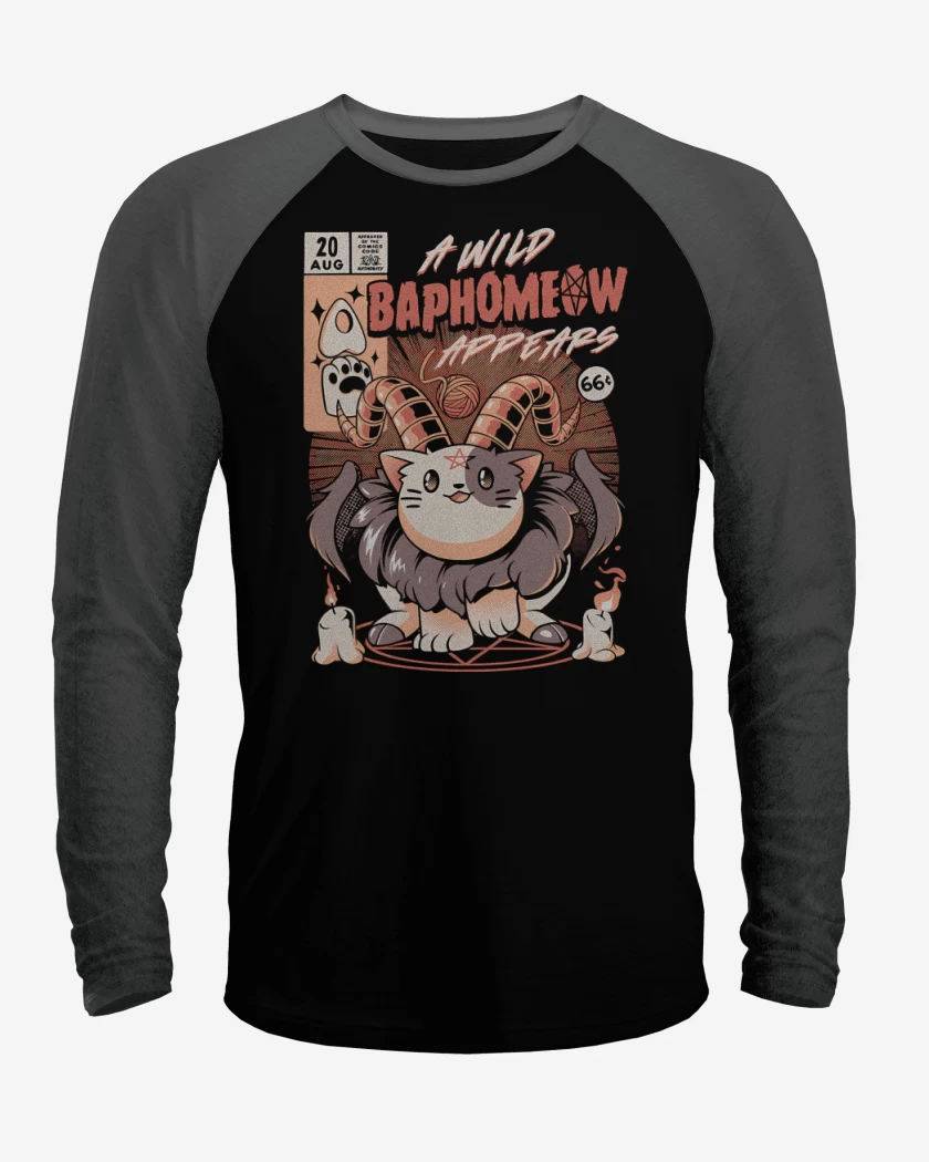 Polera Raglan Baphomeow