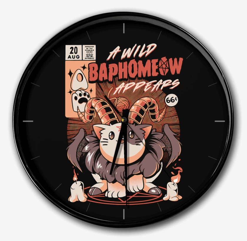 Reloj Negro de Baphomeow
