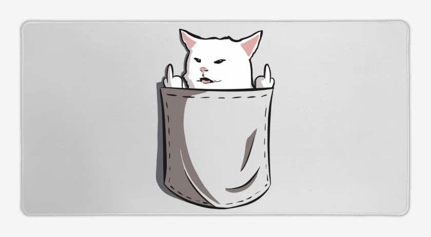 Mouse pad Gamer Gatito Ñe
