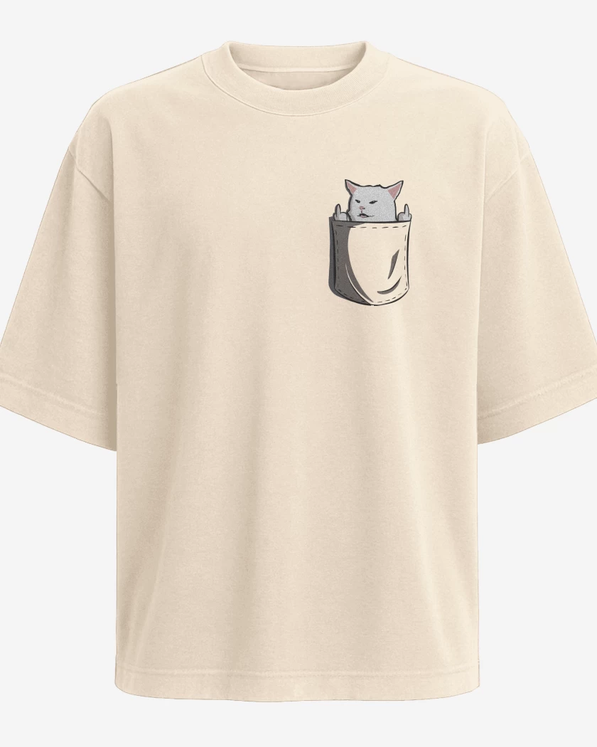 Polera Oversize Gatito Ñe