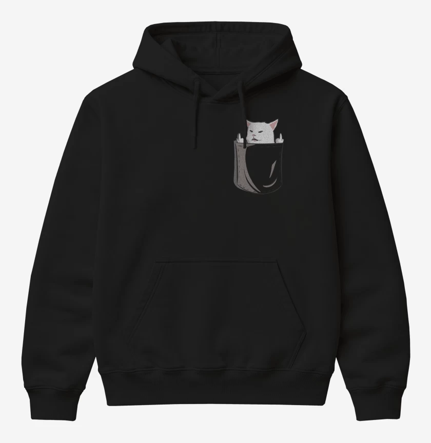 Poleron Canguro básico Gatito Ñe