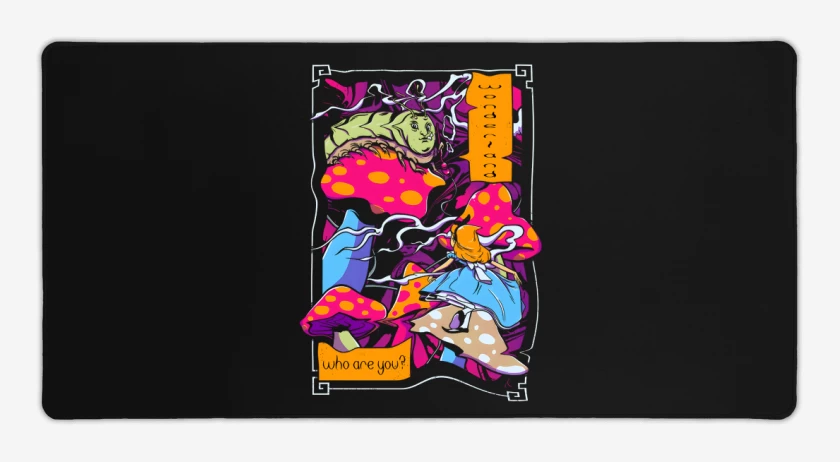 Mouse pad Gamer Negro de Who are you?