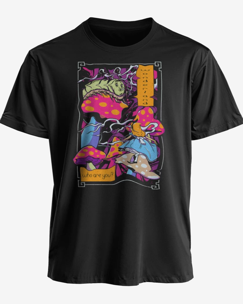 Polera premium Negro de Who are you?