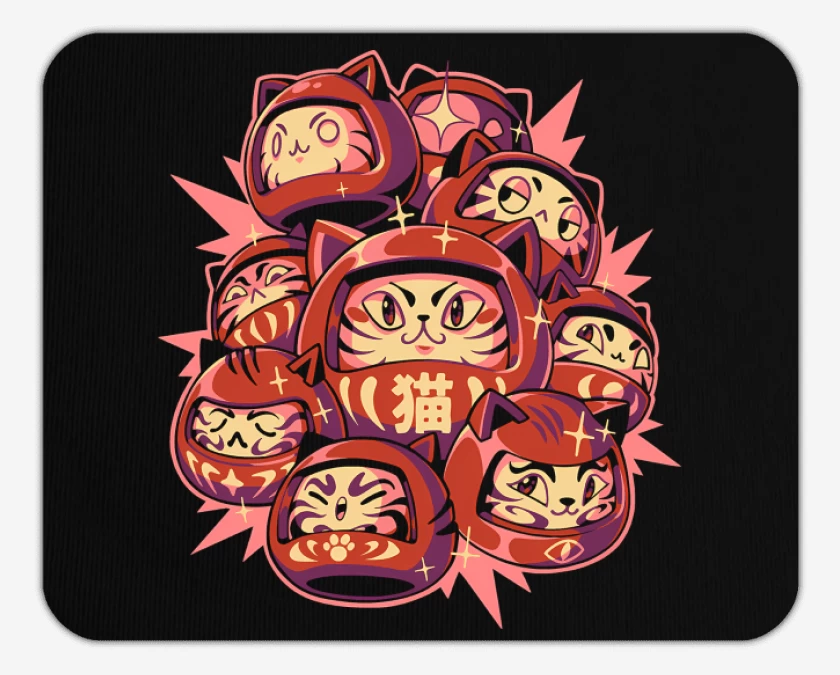 Mousepad Gatitos Daruma