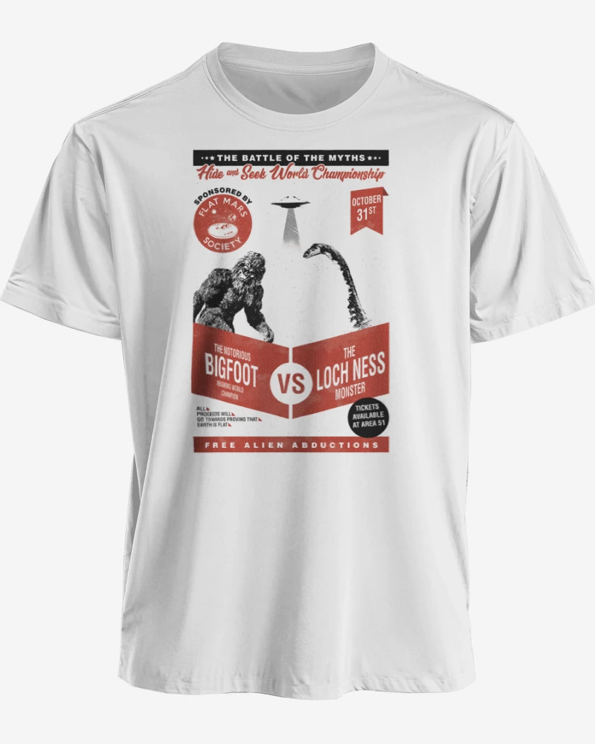 Polera premium Blanco de Campeonato mundial de escondidas