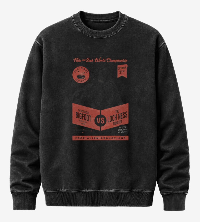 Poleron Polo Acid Wash Negro de Campeonato mundial de escondidas