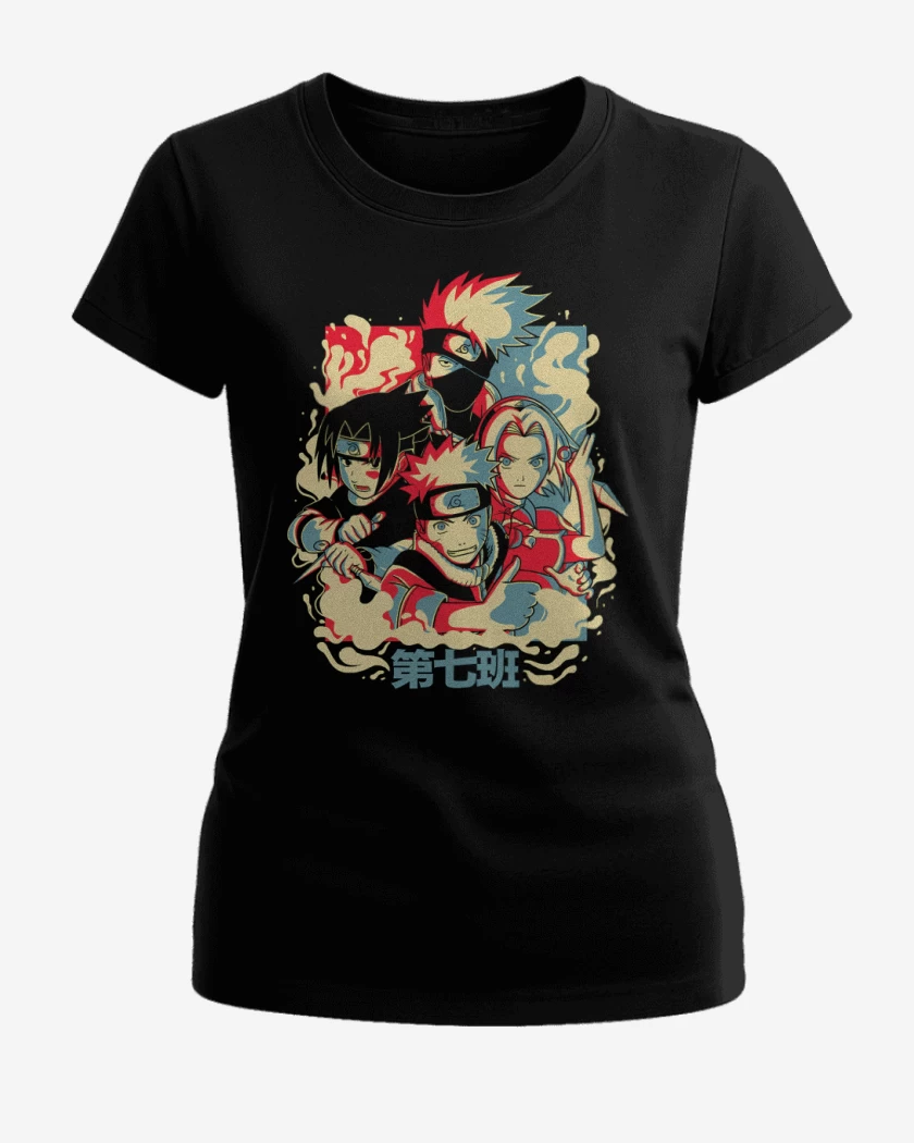 Polera de Mujer Negro de Equipo 7 Peque